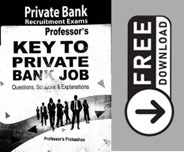 Professor's Key To Private Bank Job